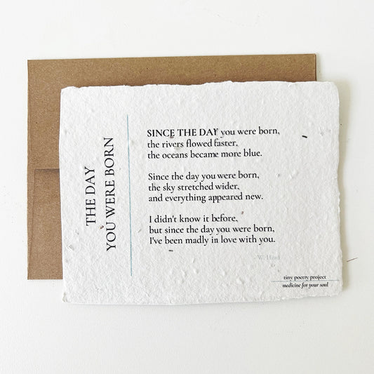 The Day You Were Born Card