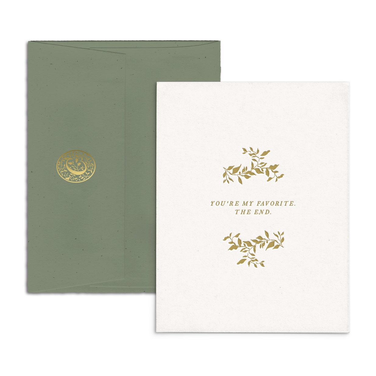 Botanical "You're My Favorite" Card