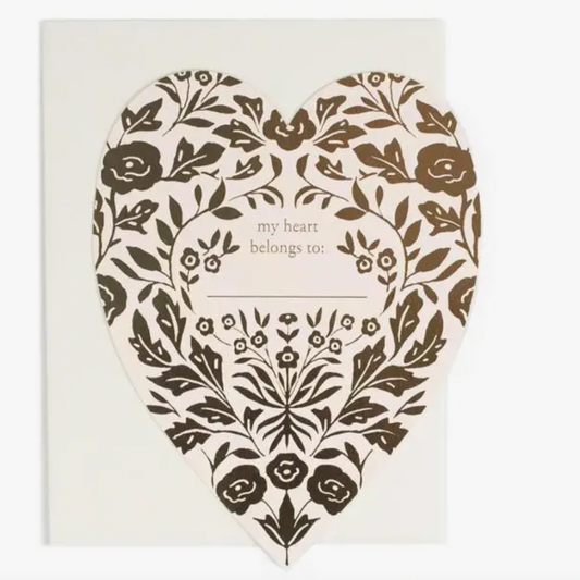 My Heart Belongs To... - Amy Heitman Greeting Card