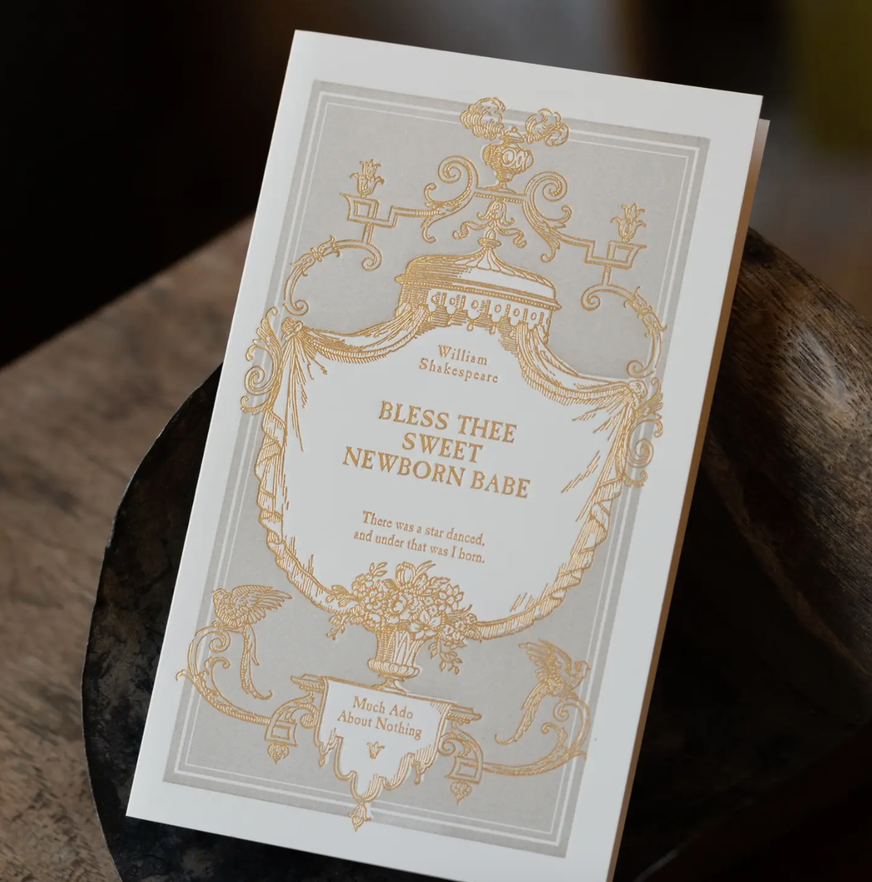 Bless Thee Sweet Newborn Babe Card