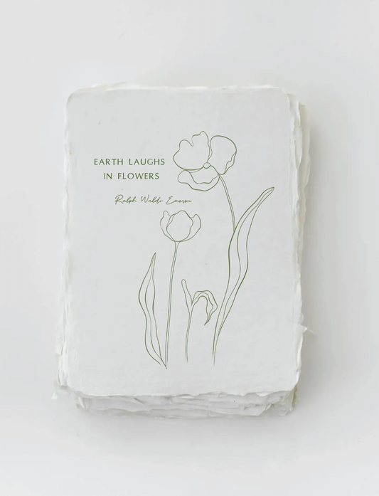 Earth Laughs In Flowers Card