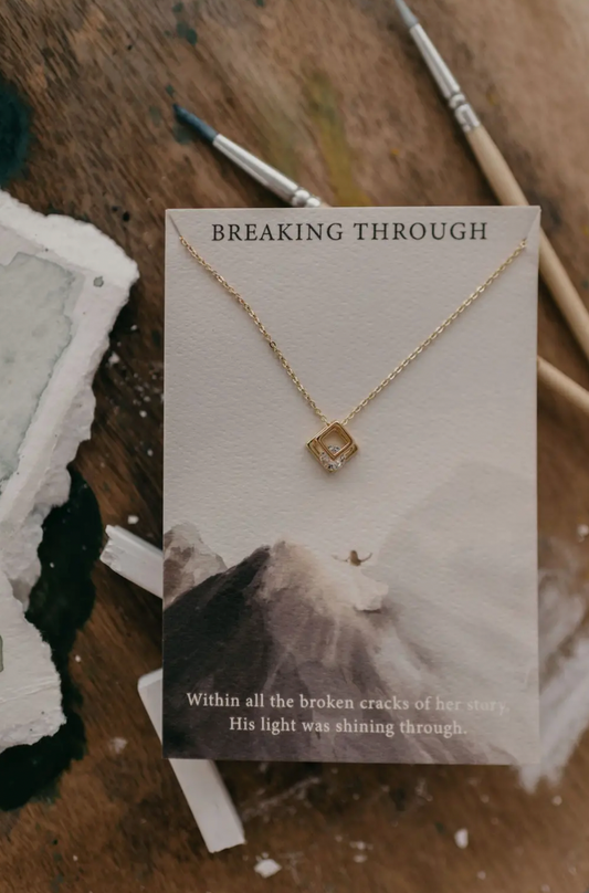 Breaking Through Necklace