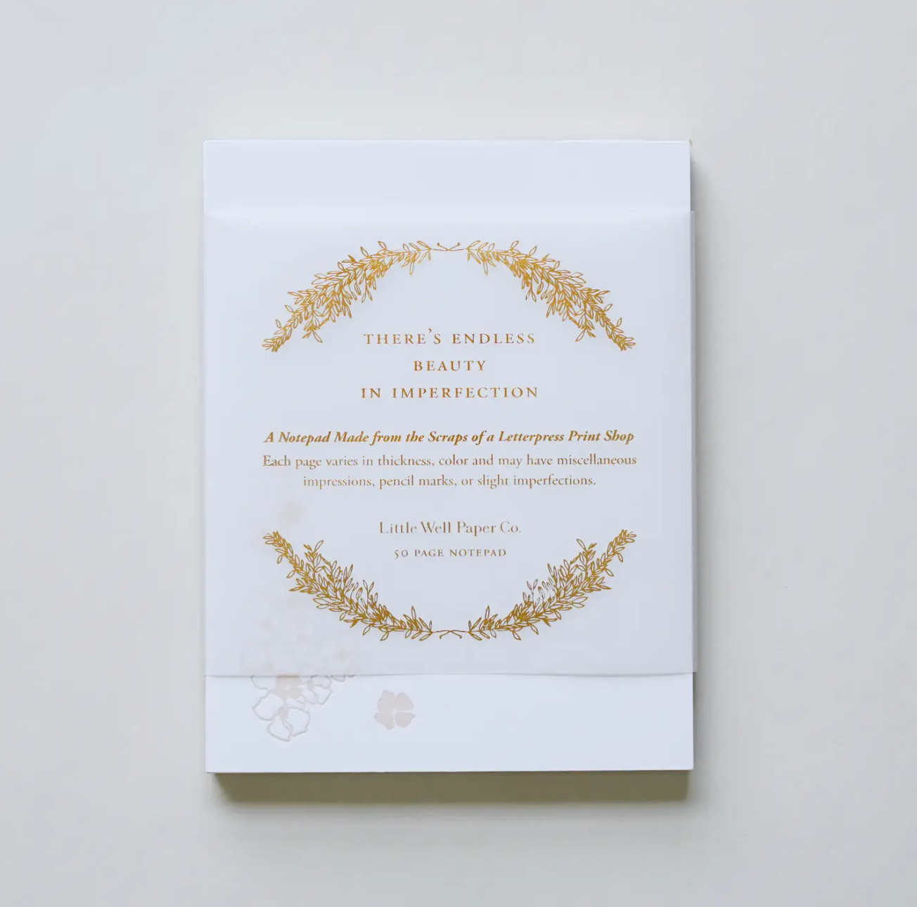 Imperfection Notepad