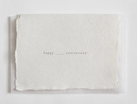 Happy ____ Anniversary Card