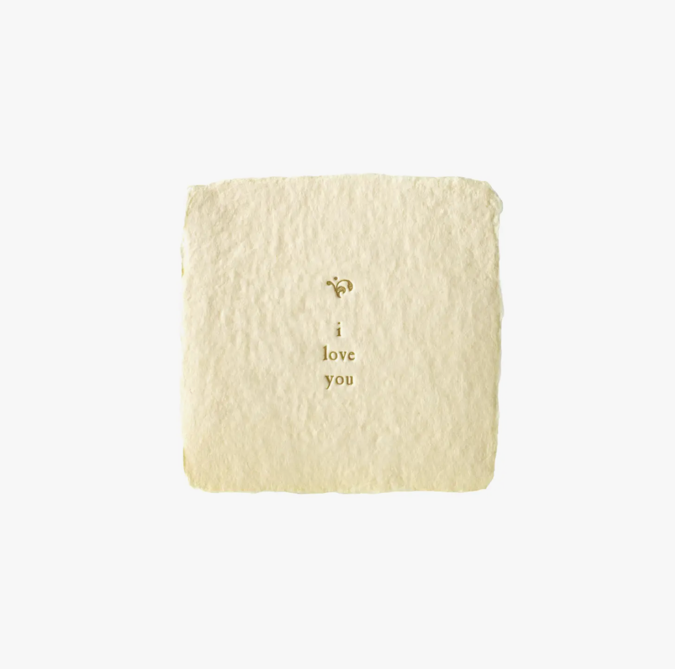 I Love You Petite Paper Letterpress