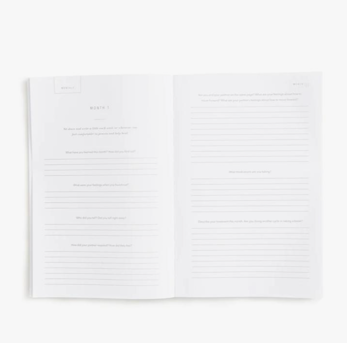 My Healing Journey: Fertility Journal