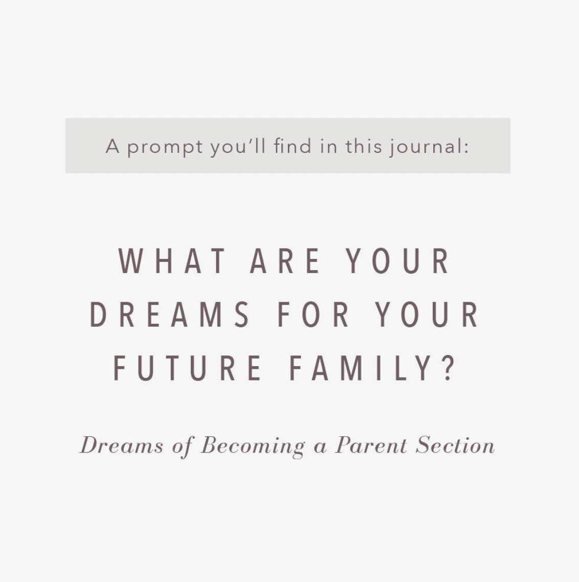 My Healing Journey: Fertility Journal