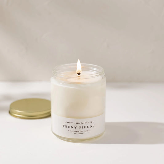 Peony Fields Candle- Beverly & 3rd Co.