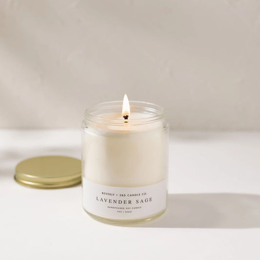 Lavender & Sage Candle - Beverly & Co
