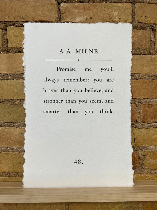 Print - Promise Me You'll Always Remember