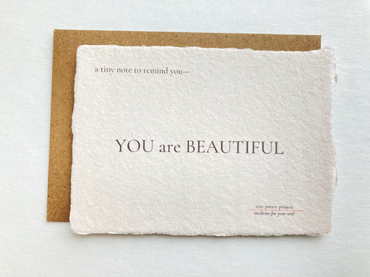 YOU are BEAUTIFUL Card