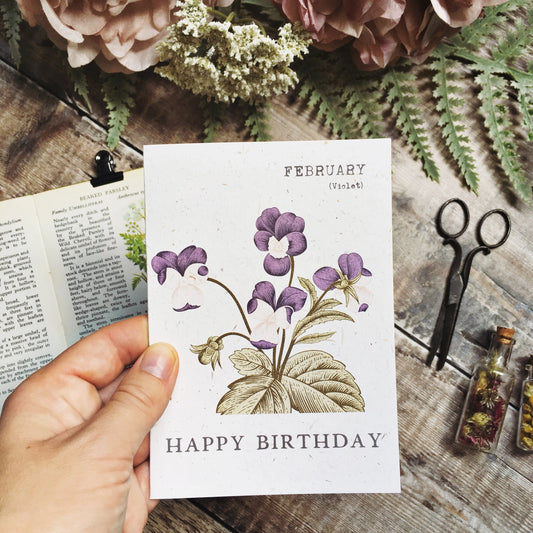 February Birthday Card