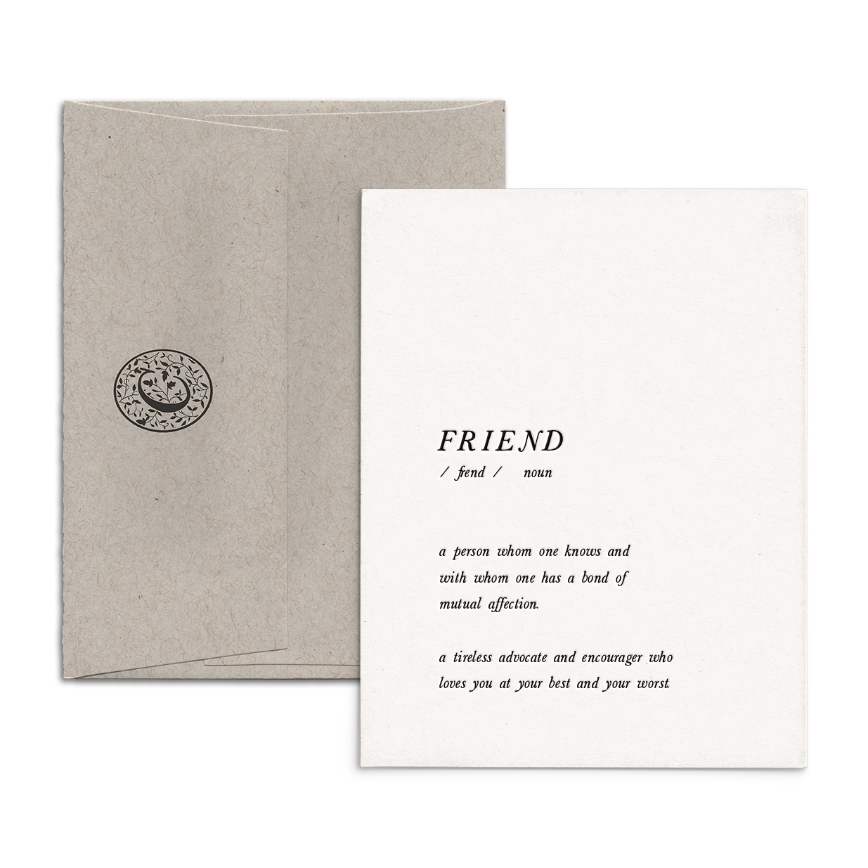 Friend Definition Card