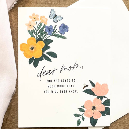 Dear Mom Garden Card