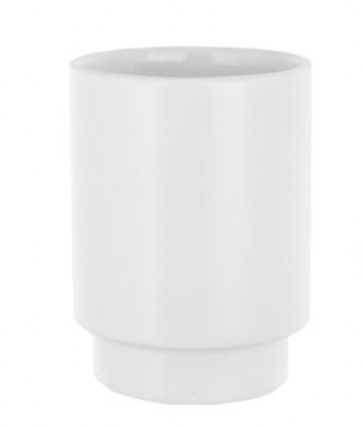 Mod White Small Platform Vase