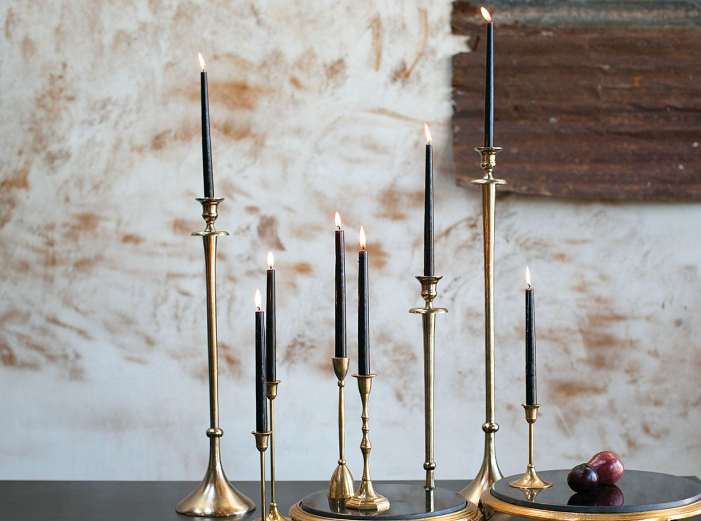 3" Brass Candle Holder