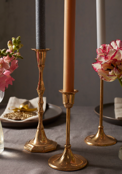 3" Brass Candle Holder