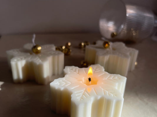 Snowflake Tea Candle