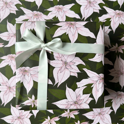 Poinsetta Wrapping Paper