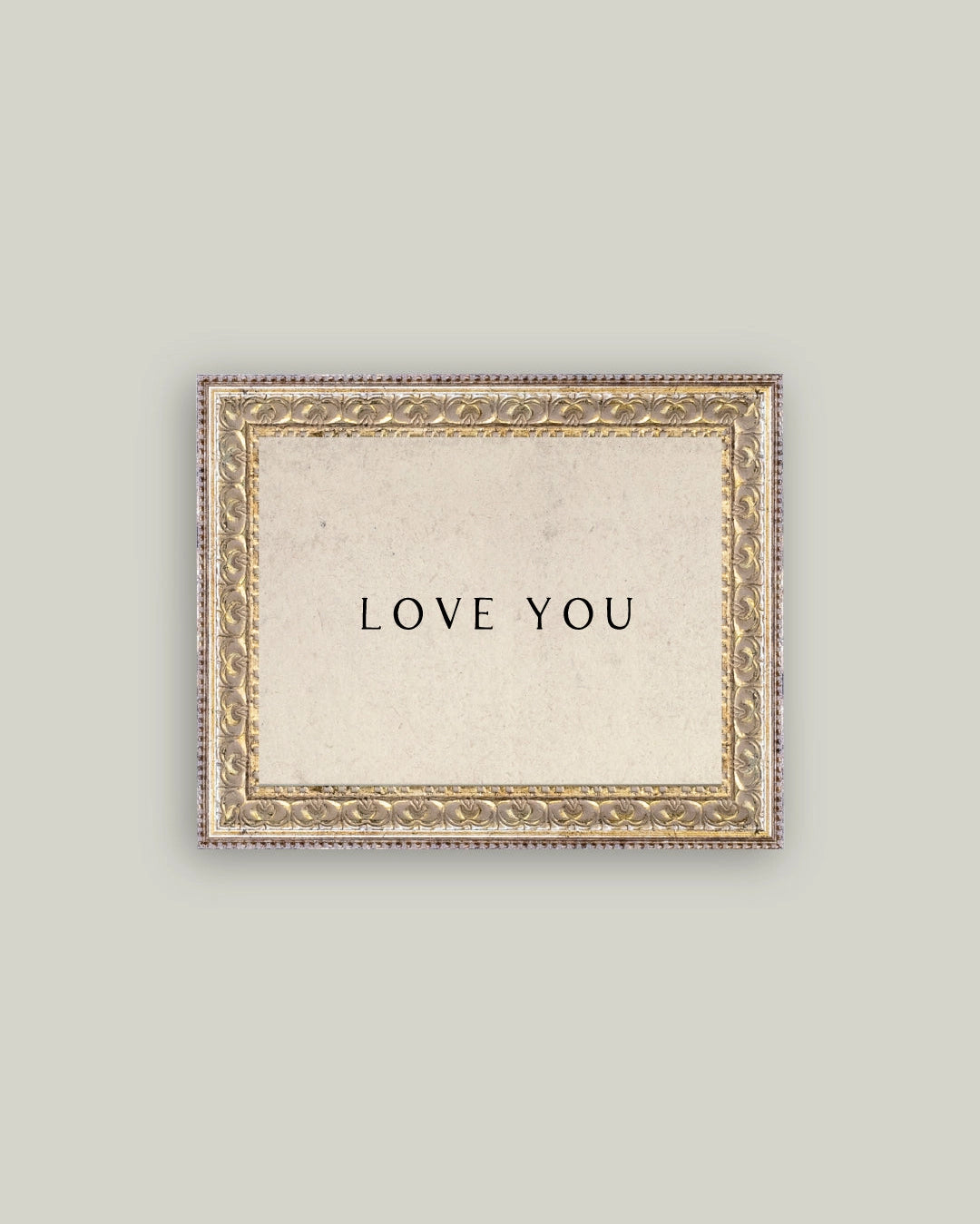 Love You Antique Framed Art